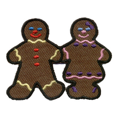 12 Pieces-Gingerbread People Patch-Free shipping