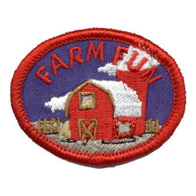 12 Pieces-Farm Fun (Barn) Patch-Free shipping