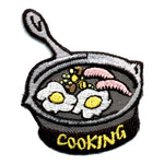 12 Pieces-Cooking (Frying Pan) Patch-Free shipping