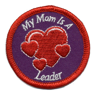 12 Pieces-My Mom Is A Leader Patch-Free shipping