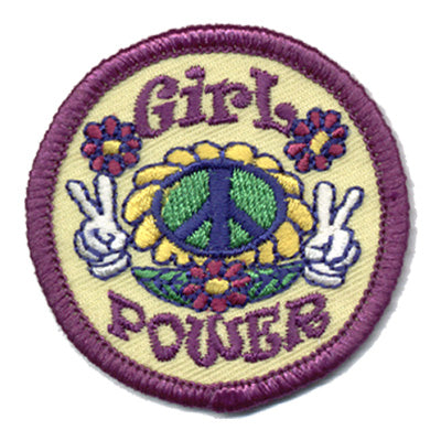 Girl Power - Peace Signs Patch