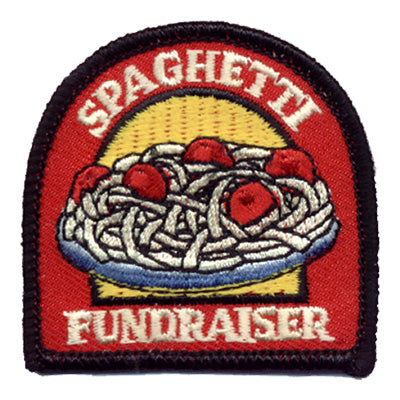 12 Pieces-Spaghetti Fundraiser Patch-Free shipping