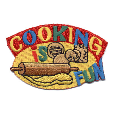 12 Pieces-Cooking Is Fun Patch-Free shipping