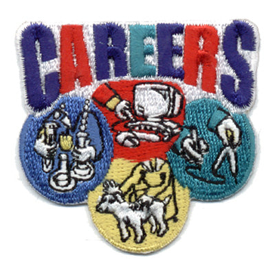 12 Pieces-Careers Patch-Free shipping
