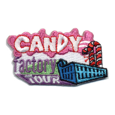 12 Pieces-Candy Factory Tour Patch-Free shipping