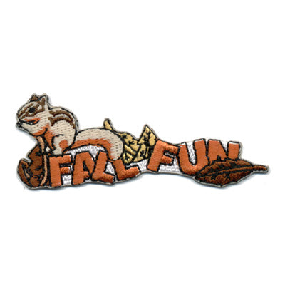 12 Pieces-Fall Fun (Squirrel) Patch-Free shipping