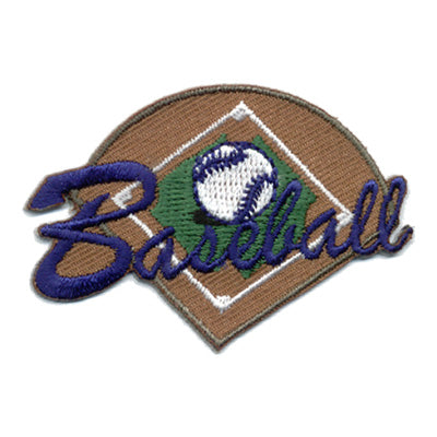 Baseball - Ball & Field Patch