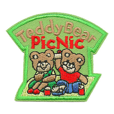 12 Pieces-Teddy Bear Picnic Patch-Free shipping