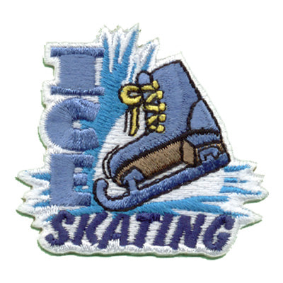 Ice Skating (Blue Skate) Patch