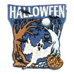 12 Pieces-Halloween (Ghost Bats) Patch-Free Shipping