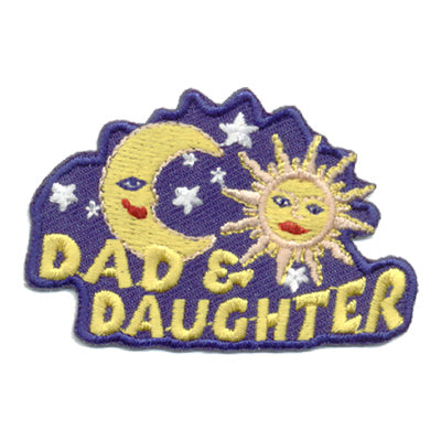 12 Pieces-Dad & Daughter Patch-Free shipping