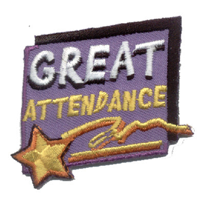 12 Pieces-Great Attendance Patch-Free shipping