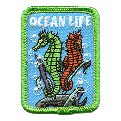 Ocean Life - Sea Horses Patch