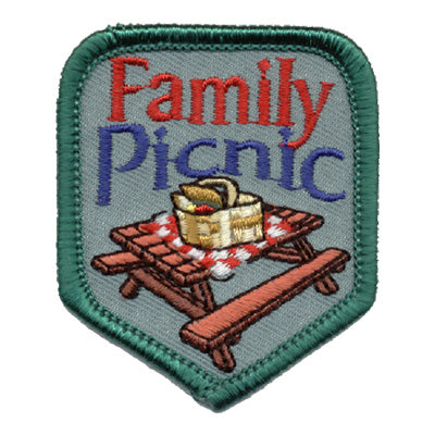 12 Pieces-Family Picnic Patch-Free shipping