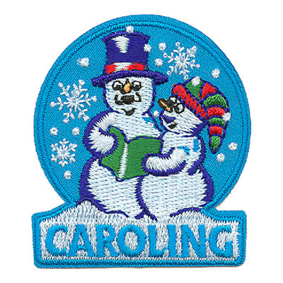 12 Pieces-Caroling- Snow People Patch-Free shipping