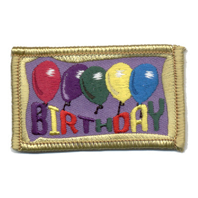 Birthday (Balloons) Patch