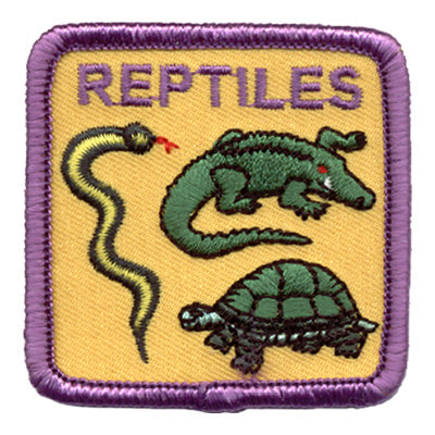 12 Pieces - Reptiles Patch - Free Shipping