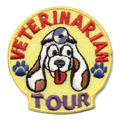 12 Pieces - Veterinarian Tour Patch - Free Shipping