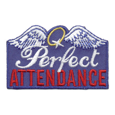 12 Pieces-Perfect Attendance Patch-Free shipping