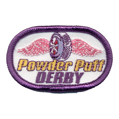 12 Pieces-Powder Puff Derby Patch-Free shipping