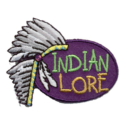 Indian Lore - Headdress Patch