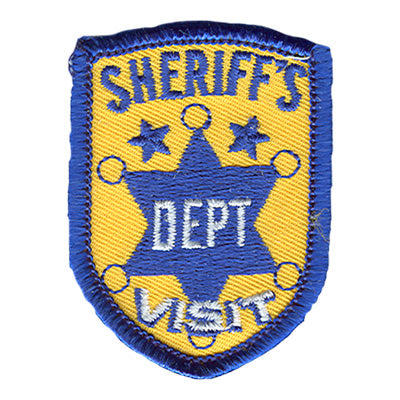 12 Pieces-Sheriff's Dept Visit Patch-Free shipping