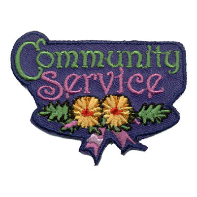 12 Pieces-Community Service Patch-Free shipping