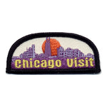 12 Pieces-Chicago Visit Patch-Free shipping