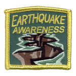 12 Pieces-Earthquake Awareness Patch-Free shipping