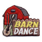 12 Pieces-Barn Dance (Red Barn) Patch-Free shipping