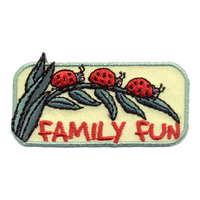12 Pieces-Family Fun (Lady Bugs) Patch-Free shipping