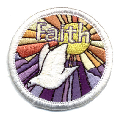 12 Pieces-Faith (Dove) Patch-Free shipping