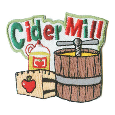 12 Pieces-Cider Mill Patch-Free shipping