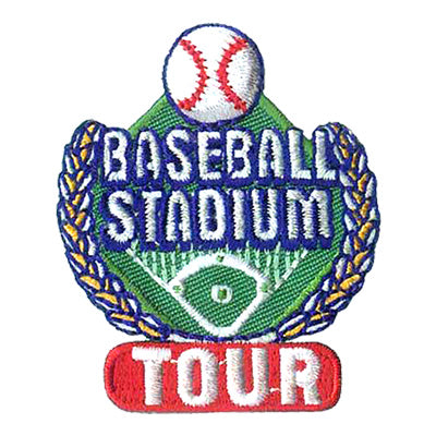 Baseball Stadium Tour Patch