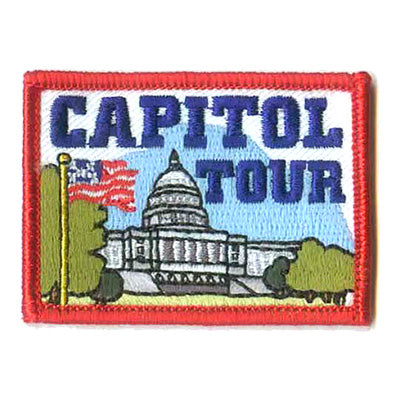 12 Pieces-Capitol Tour (Rectangle) Patch-Free shipping