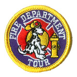 12 Pieces-Fire Department Tour Patch-Free shipping