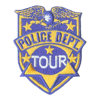12 Pieces-Police Dept Tour Patch-Free shipping