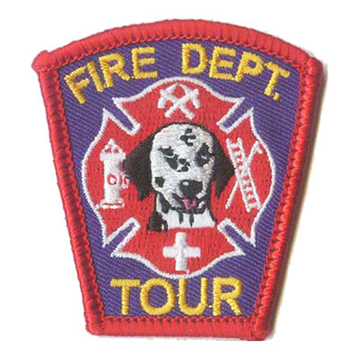 12 Pieces-Fire Dept. Tour Patch-Free shipping