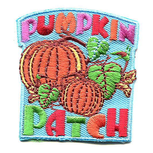 12 Pieces -Pumpkin Patch Patch - Free Shipping