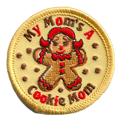 12 Pieces-My Mom's A Cookie Mom Patch-Free shipping