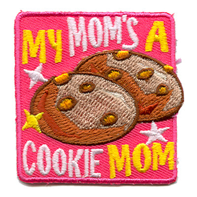 12 Pieces-My Mom's A Cookie Mom Patch-Free shipping