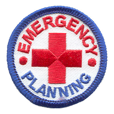 12 Pieces-Emergency Planning Patch-Free shipping