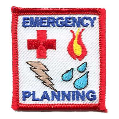 12 Pieces-Emergency Planning Patch-Free shipping