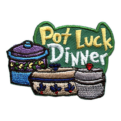 12 Pieces-Pot Luck Dinner Patch-Free shipping