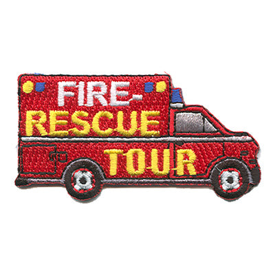 12 Pieces-Fire Rescue Tour Patch-Free shipping