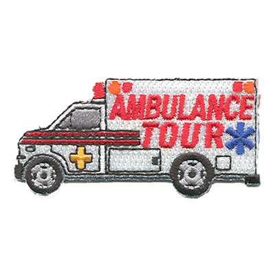 12 Pieces-Ambulance Tour Patch-Free shipping