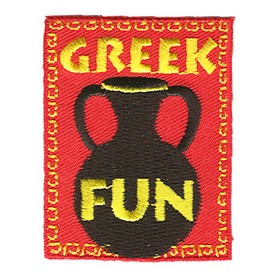 12 Pieces-Greek Fun Patch-Free shipping