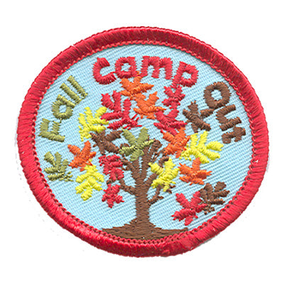 12 Pieces-Fall Camp Out Patch-Free shipping