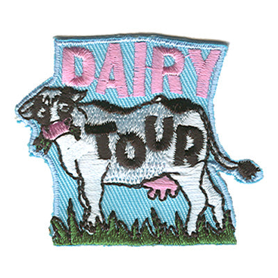 12 Pieces-Dairy Tour Patch-Free shipping