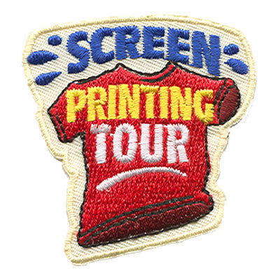 12 Pieces-Screen Printing Tour Patch-Free shipping